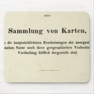 Mousepad Título Página Dr. Heinrich Berghaus