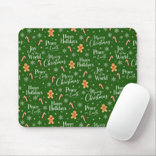 Mousepad Títulos Divertidos de Natal com Gráficos Festivos