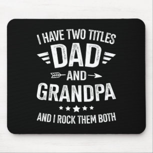 Mousepad Títulos Pai Vovô Para Dia Dos Pais Aniversário Nat