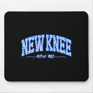 Mousepad Toalete Azul Floral Nova Cirurgia de Joelho Recupe