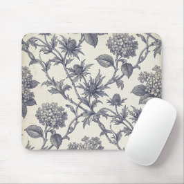 Mousepad Toalete Botânico | Hortênsia & Azevim do Mar