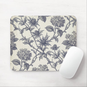 Mousepad Toalete Botânico Hortênsia & Azevim do Mar