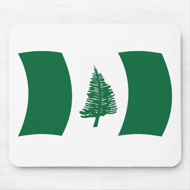 Mousepad Toalhete de Mouse da Bandeira da Ilha Norfolk (Frente)