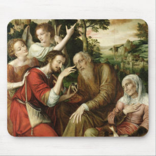 Mousepad Tobias que cura a cegueira do seu pai, 1563