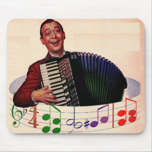 Mousepad tocador de acordeão