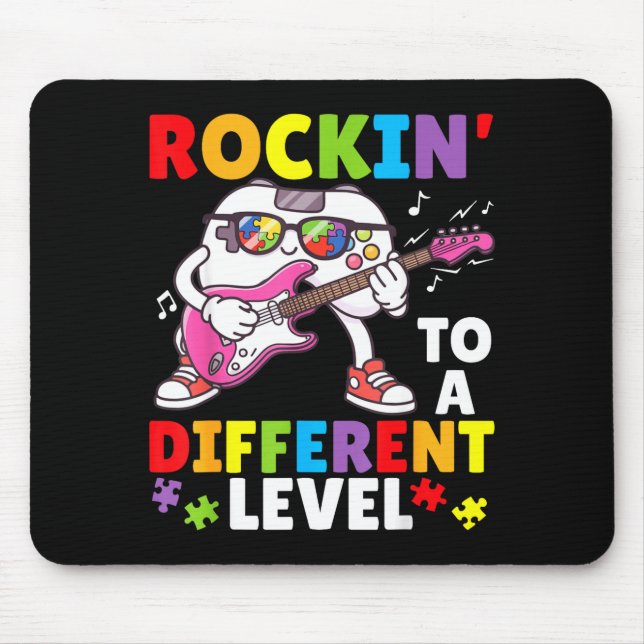 Mousepad Tocando em um Nível Diferente Conscientização do A (Frente)