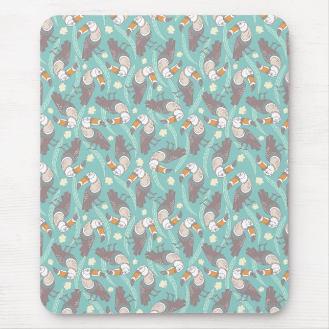 Mousepad Tócanos exóticos da moda Topo do Tanque feminino (Frente)