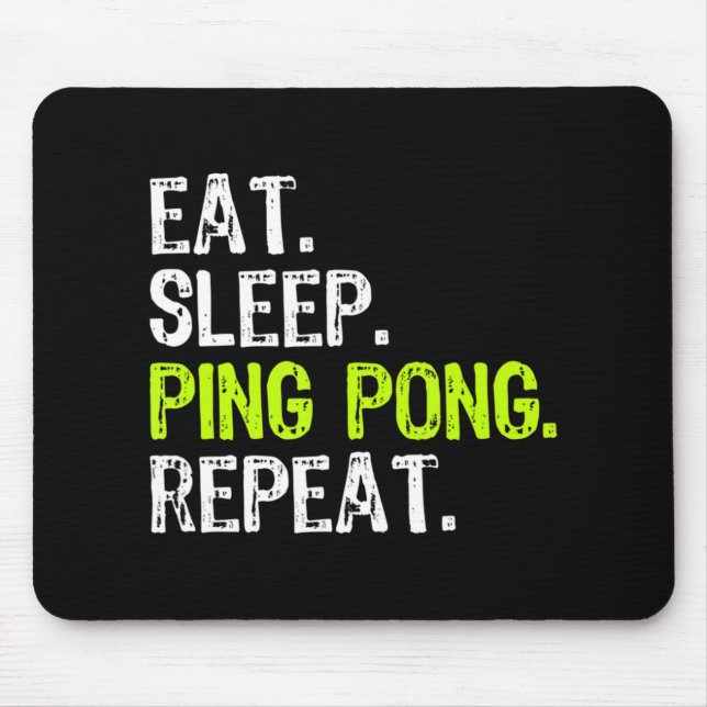 Mousepad Tocar Ping Pong Mesa Ping Ping Ping Ping Pong F (Frente)