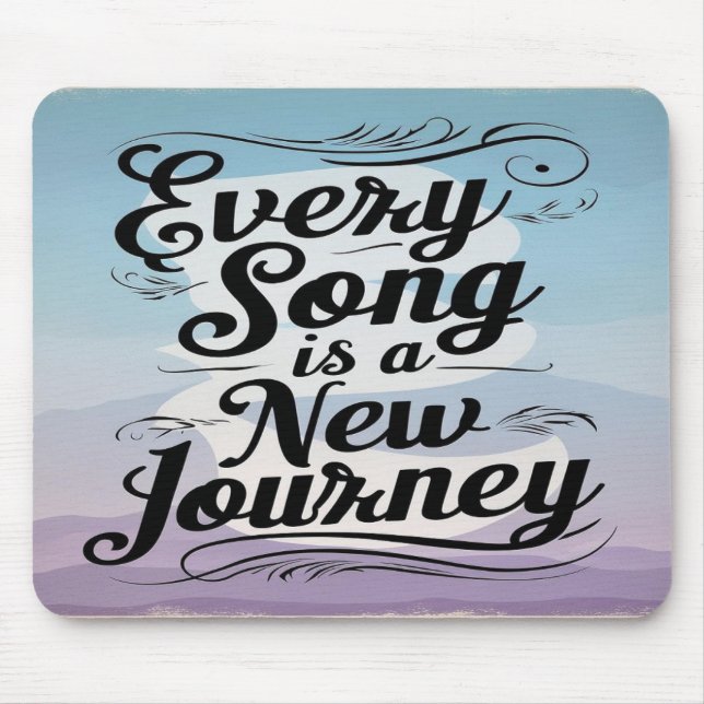 Mousepad Toda Canção É Uma Nova Jornada (Frente)