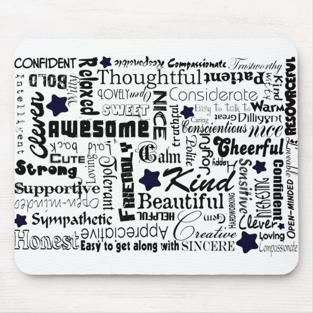 Mousepad Todas as boas coisas sobre você (Frente)