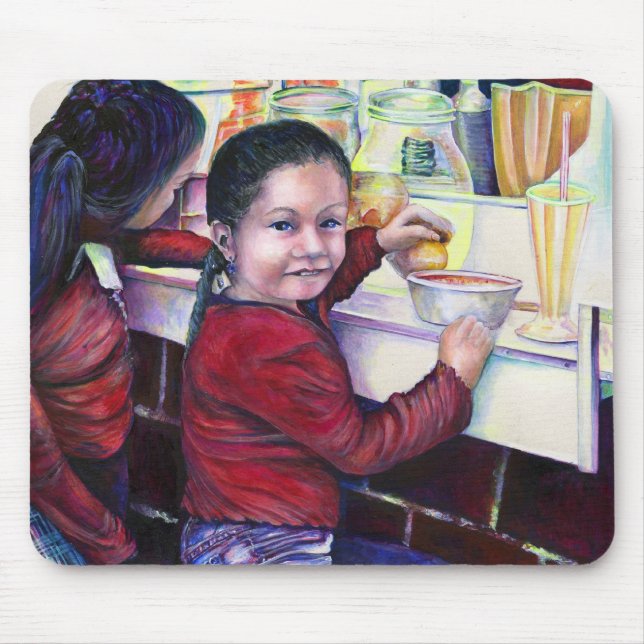 Mousepad Todas as Boas Meninas ganham Sorvete, México (Frente)