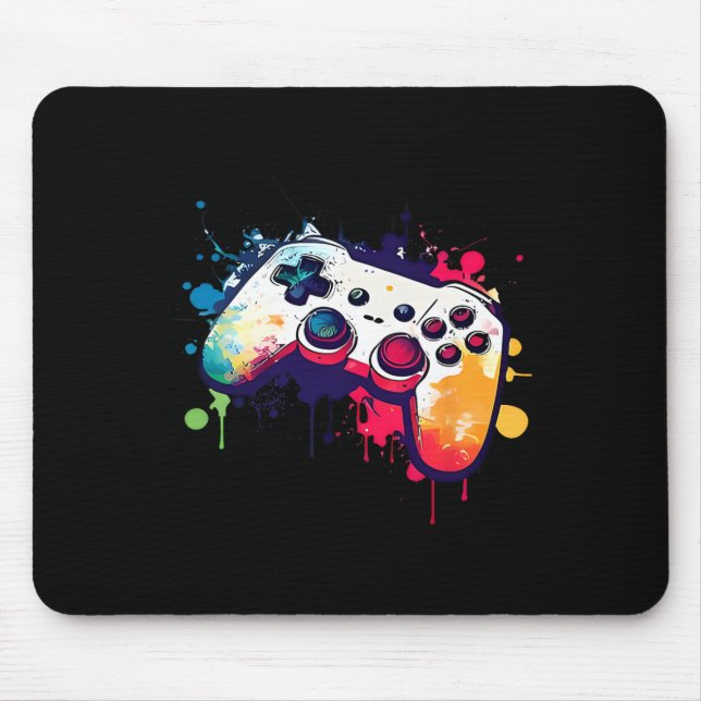 Mousepad Todas as Coisas Controle de Videogame Meninos Game (Frente)
