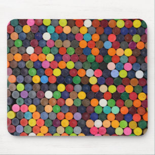 Mousepad Todas as cores dos lápis, planas acabam