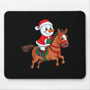 Mousepad Toddler Crianças Boneco de Neve Chapéu do Papai No