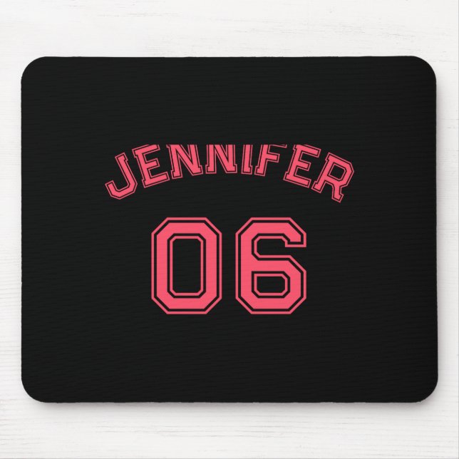 Mousepad Toddler Girl Nk Name Jersey Number Srts Cotton Tod (Frente)