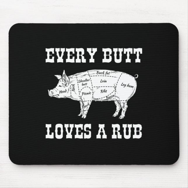 Mousepad Todo Bumbum Adora Churrasco De Rub Griling Com Pai (Frente)