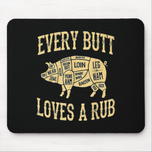 Mousepad Todo Bumbum Adora Um Bom Fumante De Carne De Suíno