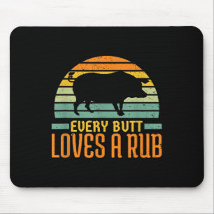 Mousepad Todo Bumbum Adora Um Churrasco De Grelha De Carne 