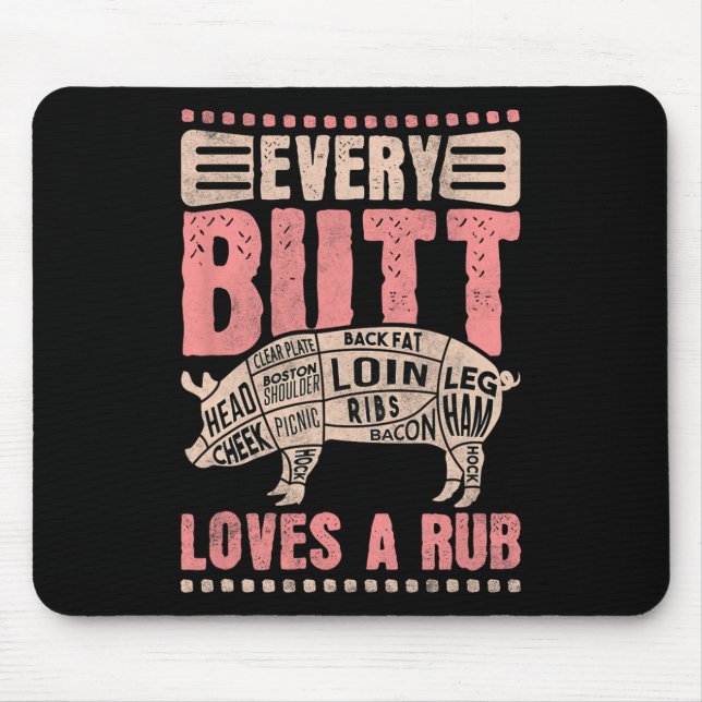 Mousepad Todo Bumbum Adora Um Rub (Frente)