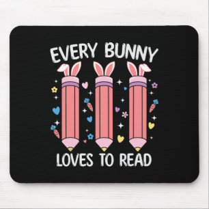 Mousepad Todo coelho adora ler livros para professores de P