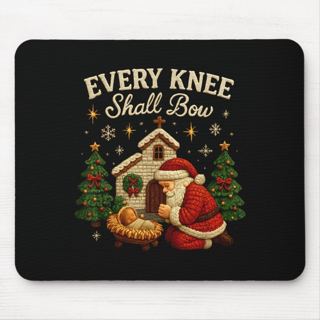 Mousepad Todo Joelho Se Dobrará Design De Natal Natividade (Frente)