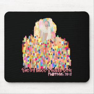 Mousepad Todo Joelho Se Dobrará Versículo Bíblico Cristão J