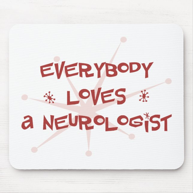 Mousepad Todos ama um neurologista (Frente)