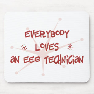 Mousepad Todos ama um técnico de EEG