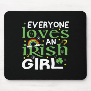 Mousepad Todos Amam Uma Garota Irlandesa Dia De São Patríci