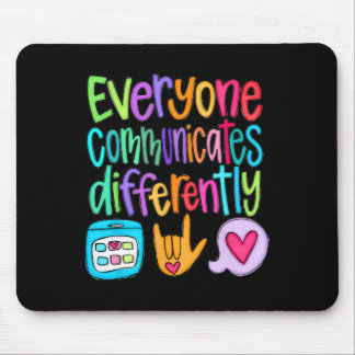 Mousepad Todos Comunicam de Maneira Diferente Autismo Profe