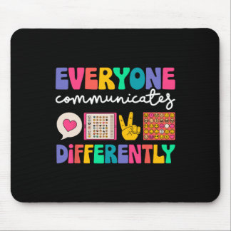 Mousepad Todos Comunicam de Maneira Diferente Educação Espe