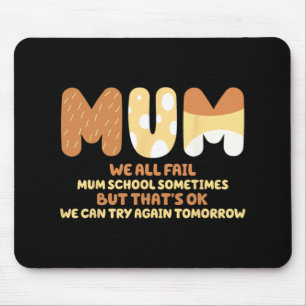 Mousepad Todos Falham Mãe Escola Presentes Dia das Mães Cit