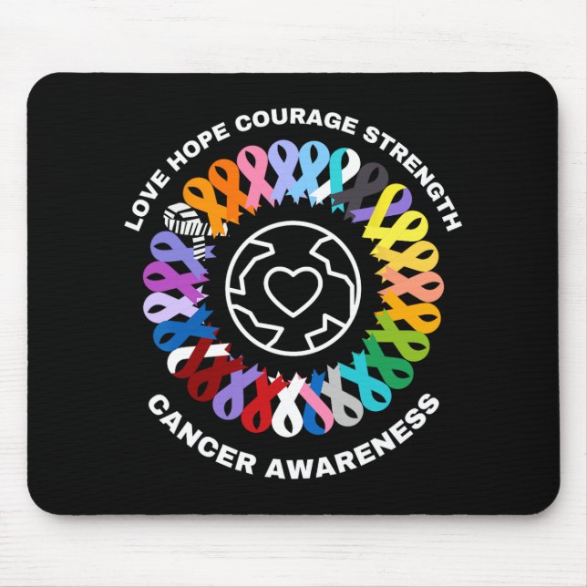 Mousepad Todos os Canceres importam a consciência a cada fa (Frente)