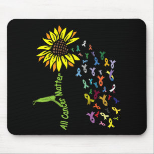 Mousepad Todos os Canceres importam o Friso do Dia da Consc