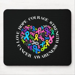 Mousepad Todos os Canceres importam Sensibilização Luta Con
