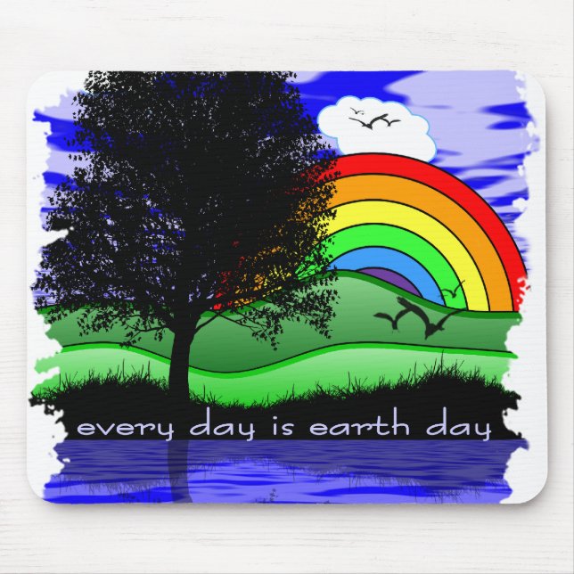 Mousepad Todos os dias é Dia da Terra (Frente)