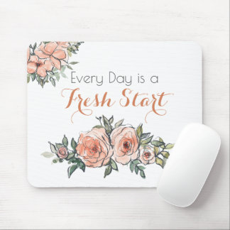 Mousepad Todos os dias é uma aquarela elegante de início no