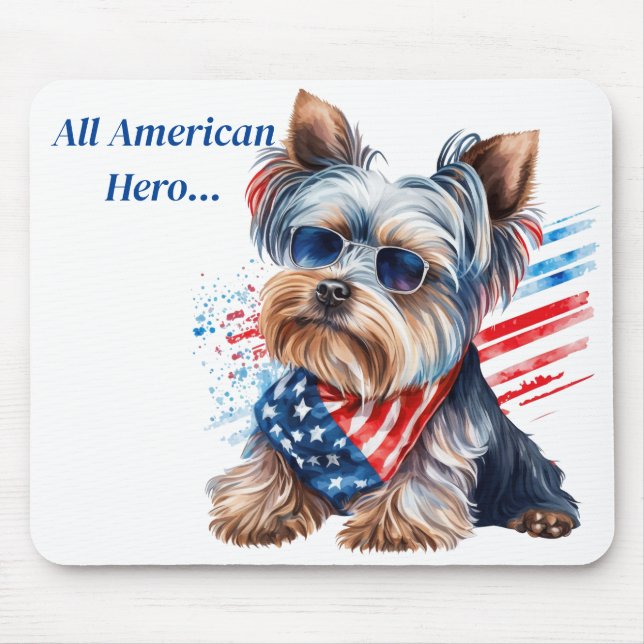 Mousepad Todos os Heróis Americanos (Frente)