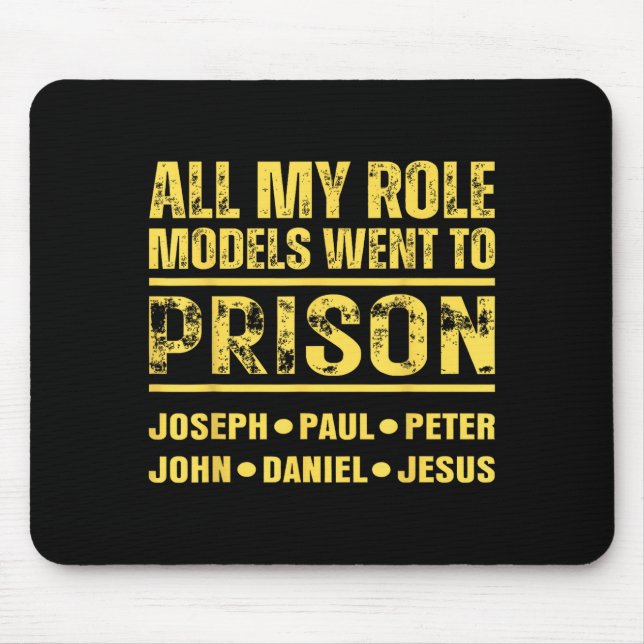 Mousepad Todos os meus ídolos foram presos (Frente)