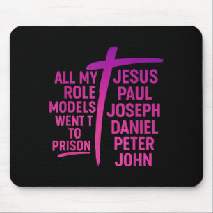 Mousepad Todos os Meus Ídolos Foram Presos Jesus Paulo Jose