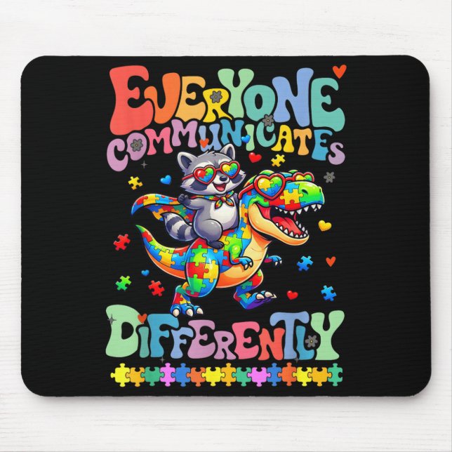 Mousepad Todos se Comunicam de Maneira Diferente Conscienti (Frente)