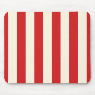 Mousepad Tofu Cream Postbox Red Stripes