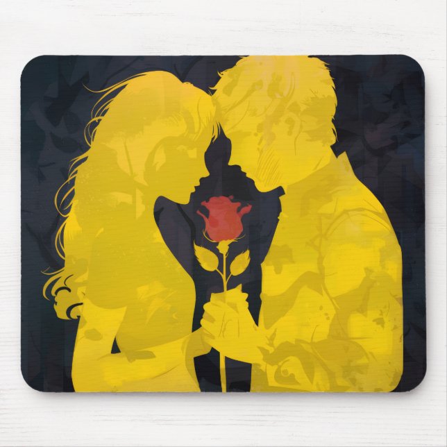 Mousepad Together in Love- Romantic Love Illustration (Frente)