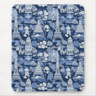 Mousepad Toil Azul Isolado Itriciano, com padrão