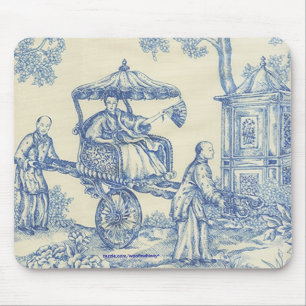 Mousepad Toile azul chinês