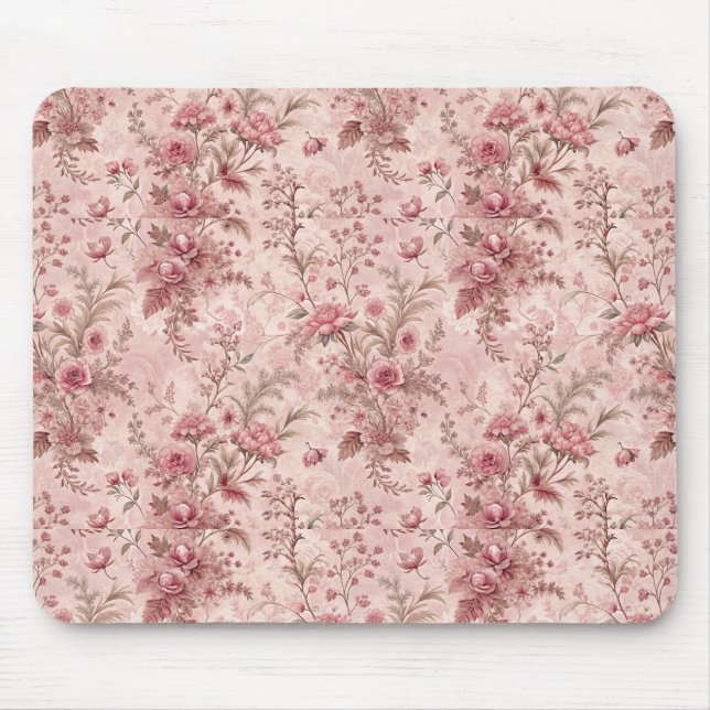 Mousepad Toile Francesa Pastel (Frente)
