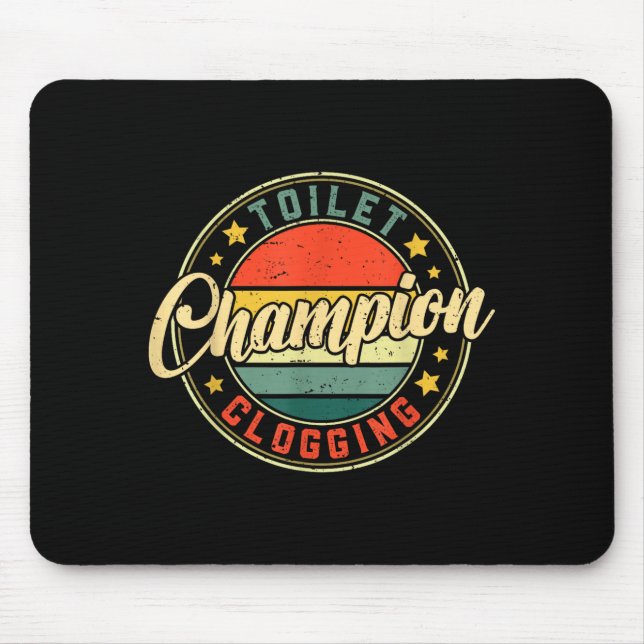 Mousepad Toilet Clogging Chamon  (Frente)