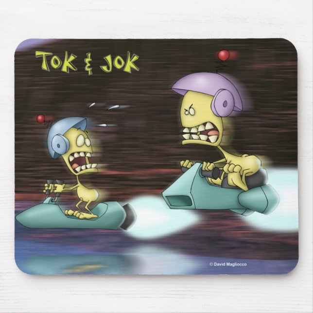 Mousepad Tok & Jok O Bloco De Raça (Frente)