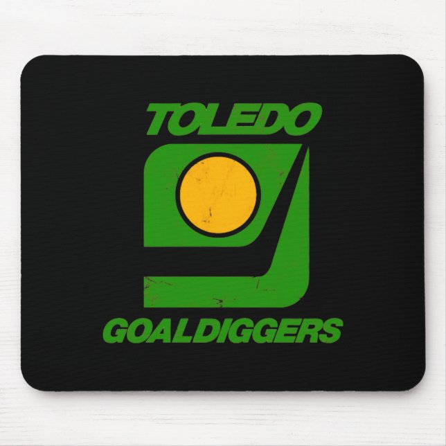 Mousepad Toledo Goaldiggers 70s80s Hockey Team  (Frente)