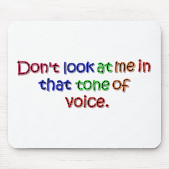 Mousepad Tom de voz (Frente)